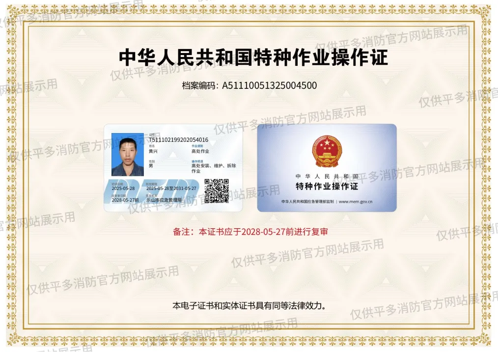 团队执业证书